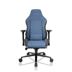 Chaise Gaming REKT ULTIM8 Inclinable 180° avec Accoudoirs 4D et Coussin Ajustable (Bleu)