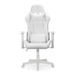 Chaise Gaming Ranqer Felix Ergonomique - Dossier et Accoudoirs Réglables, Blanc