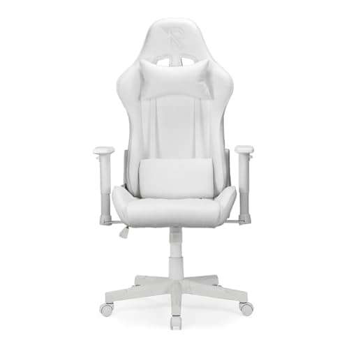 Chaise Gaming Ranqer Felix Ergonomique – Dossier et Accoudoirs Réglables, Blanc