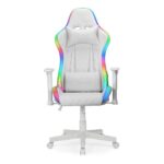 Chaise Gaming Ranqer Halo Ergonomique RGB - Dossier et Accoudoirs Réglables