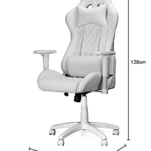 Chaise Gaming Ranqer Halo Ergonomique RGB – Dossier et Accoudoirs Réglables