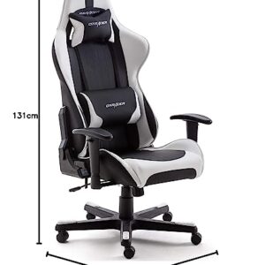 Chaise Gaming Robas Lund DX Racer 6 – Siège Bureau Ergonomique Noir-Blanc