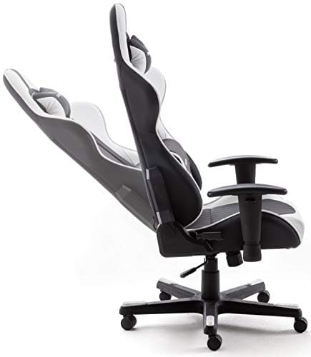 Chaise Gaming Robas Lund DX Racer 6 – Siège Bureau Ergonomique Noir-Blanc