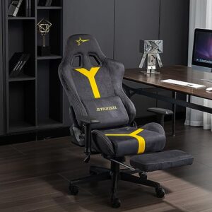 Chaise Gaming STARUZI avec Repose-Pieds et Support Lombaire Ergonomique