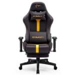 Chaise Gaming STARUZI avec Repose-Pieds et Support Lombaire Ergonomique