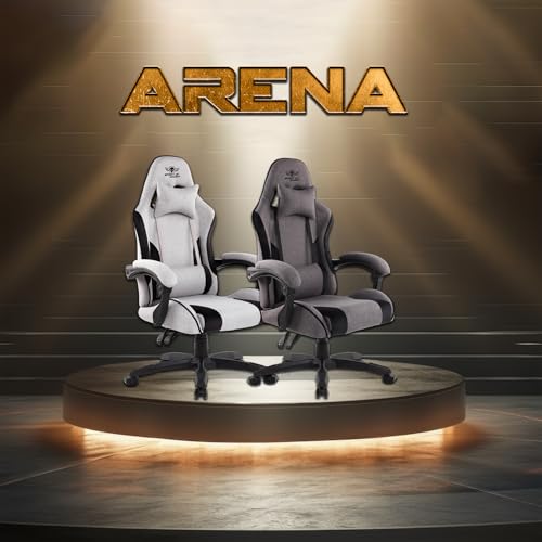 Chaise Gaming Spirit Of Gamer Arena, tissu micro-fibre, dossier inclinable, 100kg