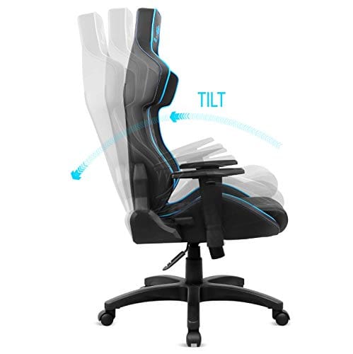 Chaise Gaming Spirit Of Gamer Néon Series – Ergonomique, Inclinable 160° (Bleu)
