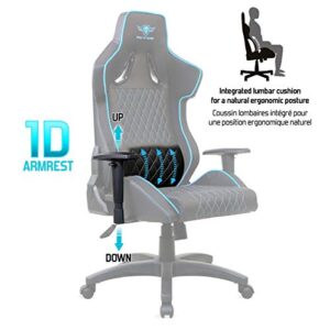 Chaise Gaming Spirit Of Gamer Néon Series – Ergonomique, Inclinable 160° (Bleu)