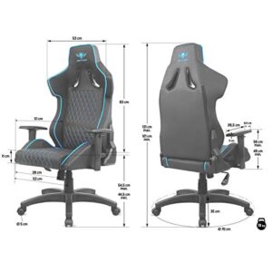 Chaise Gaming Spirit Of Gamer Néon Series – Ergonomique, Inclinable 160° (Bleu)