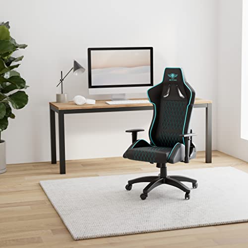 Chaise Gaming Spirit Of Gamer Néon Series – Ergonomique, Inclinable 160° (Bleu)