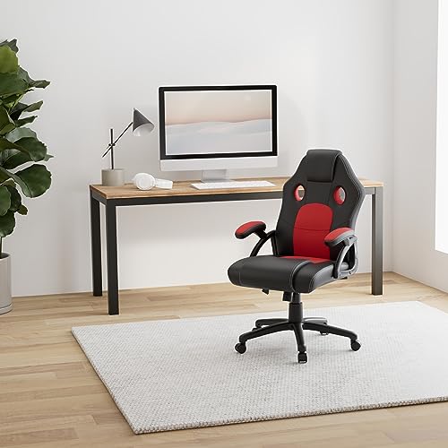 Chaise Gaming TecTake® Ergonomique avec Accoudoirs et Hauteur Réglable