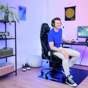 Chaise Gaming Trust GXT 708 Resto avec Dossier Réglable et Pivotement 360°