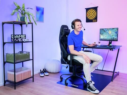 Chaise Gaming Trust GXT 708 Resto avec Dossier Réglable et Pivotement 360°