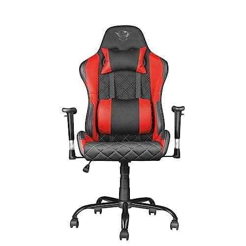 Chaise Gaming Trust Gaming GXT 707R – Fauteuil Bureau Pivotant 360° Rouge