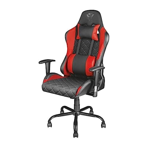 Chaise Gaming Trust Gaming GXT 707R – Fauteuil Bureau Pivotant 360° Rouge