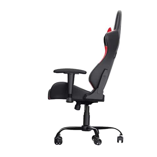 Chaise Gaming Trust Gaming GXT 708R – Dossier Réglable, Pivot 360° – Rouge