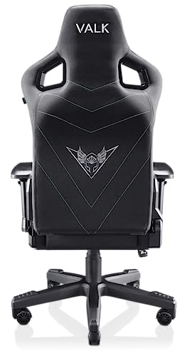 Chaise Gaming VALK Gaia Tissu Respirant, Ergonomique, Accoudoirs 4D, Onyx Noir