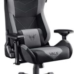 Chaise Gaming VALK Gaia Tissu Respirant, Ergonomique, Accoudoirs 4D, Onyx Noir