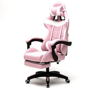 Chaise Gaming VDD Cyclone Blanc avec Repose Pieds pour Adolescents