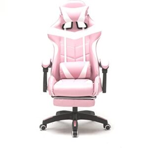 Chaise Gaming VDD Cyclone Blanc avec Repose Pieds pour Adolescents