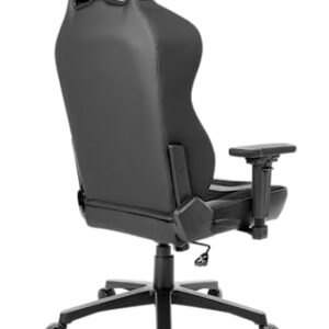 Chaise de Bureau AKRacing Obsidian en Similicuir PU Noir, Garantie 5 Ans
