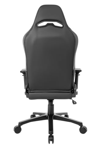 Chaise de Bureau AKRacing Obsidian en Similicuir PU Noir, Garantie 5 Ans