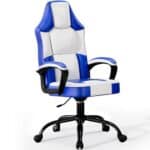 Chaise de Bureau Enfant Bleu Fruyyzl - Chaise Gaming Réglable en Hauteur