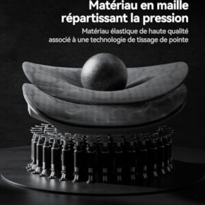 Chaise de Bureau Ergonomique AutoFull G5 avec Support Lombaire et Repose-Pieds