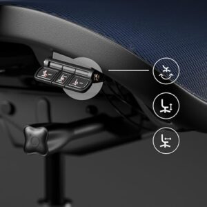 Chaise de Bureau Ergonomique Diablo V-Commander avec Accoudoirs et Appuie-tête Réglables