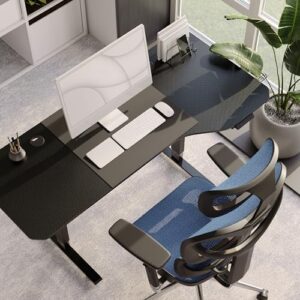 Chaise de Bureau Ergonomique Diablo V-Commander avec Accoudoirs et Appuie-tête Réglables