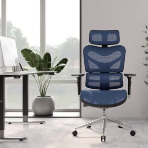 Chaise de Bureau Ergonomique Diablo V-Commander avec Accoudoirs et Appuie-tête Réglables