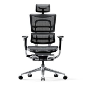 Chaise de Bureau Ergonomique Diablo V-Master avec Accoudoirs 3D et Dossier Réglable
