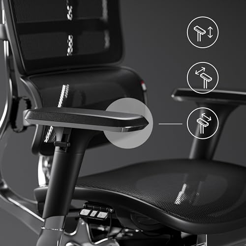 Chaise de Bureau Ergonomique Diablo V-Master avec Accoudoirs 3D et Dossier Réglable