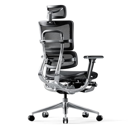 Chaise de Bureau Ergonomique Diablo V-Master avec Accoudoirs 3D et Dossier Réglable