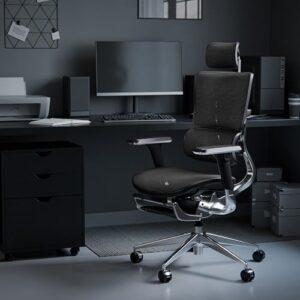 Chaise de Bureau Ergonomique Diablo V-Master avec Accoudoirs 3D et Dossier Réglable