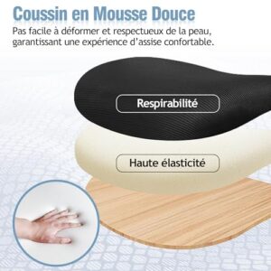 Chaise de Bureau Ergonomique DoChair avec Appui-tête et Accoudoirs Réglables