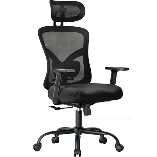 Chaise de Bureau Ergonomique NOBLEWELL avec Support Lombaire et Accoudoirs Réglables