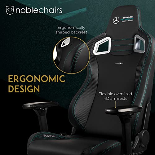 Chaise de Bureau Ergonomique Noblechairs Epic – Edition Mercedes-AMG Petronas 2021
