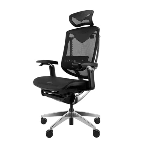 Chaise de Bureau Ergonomique REKT RGo Max – Confort Ajustable Noir