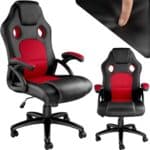 Chaise de Bureau Ergonomique TecTake® avec Accoudoirs et Hauteur Réglable