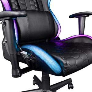 Chaise de Bureau Gamer Trust Gaming GXT 716 Rizza RGB LED Ergonomique