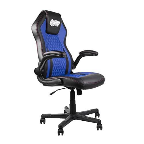 Chaise de Bureau Gaming Konix Boruto Naruto – Cuir Bleu et Noir, Inclinaison 15°