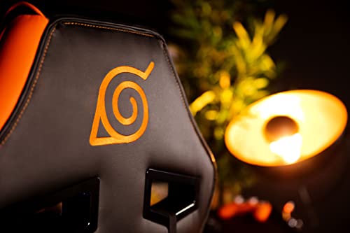 Chaise de Bureau Gaming Konix Naruto Shippuden – Inclinaison 15° et Motif Konoha