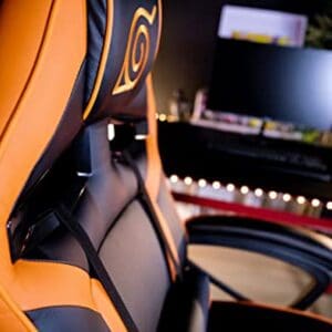 Chaise de Bureau Gaming Konix Naruto Shippuden – Inclinaison 15° et Motif Konoha