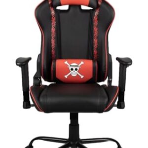 Chaise de Bureau Gaming Konix One Piece – Inclinaison 150°, Cuir Noir