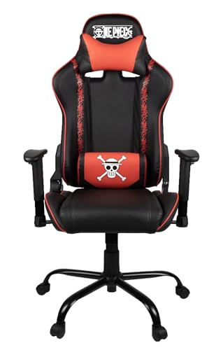 Chaise de Bureau Gaming Konix One Piece – Inclinaison 150°, Cuir Noir