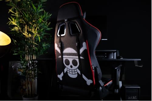 Chaise de Bureau Gaming Konix One Piece – Inclinaison 150°, Cuir Noir