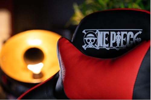 Chaise de Bureau Gaming Konix One Piece – Inclinaison 150°, Cuir Noir