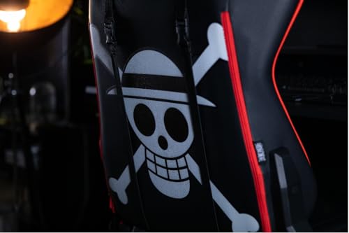 Chaise de Bureau Gaming Konix One Piece – Inclinaison 150°, Cuir Noir