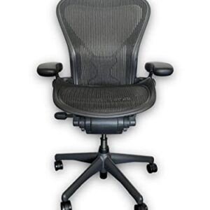 Chaise de Bureau Herman Miller Aeron Graphite – Ergonomique et Moderne